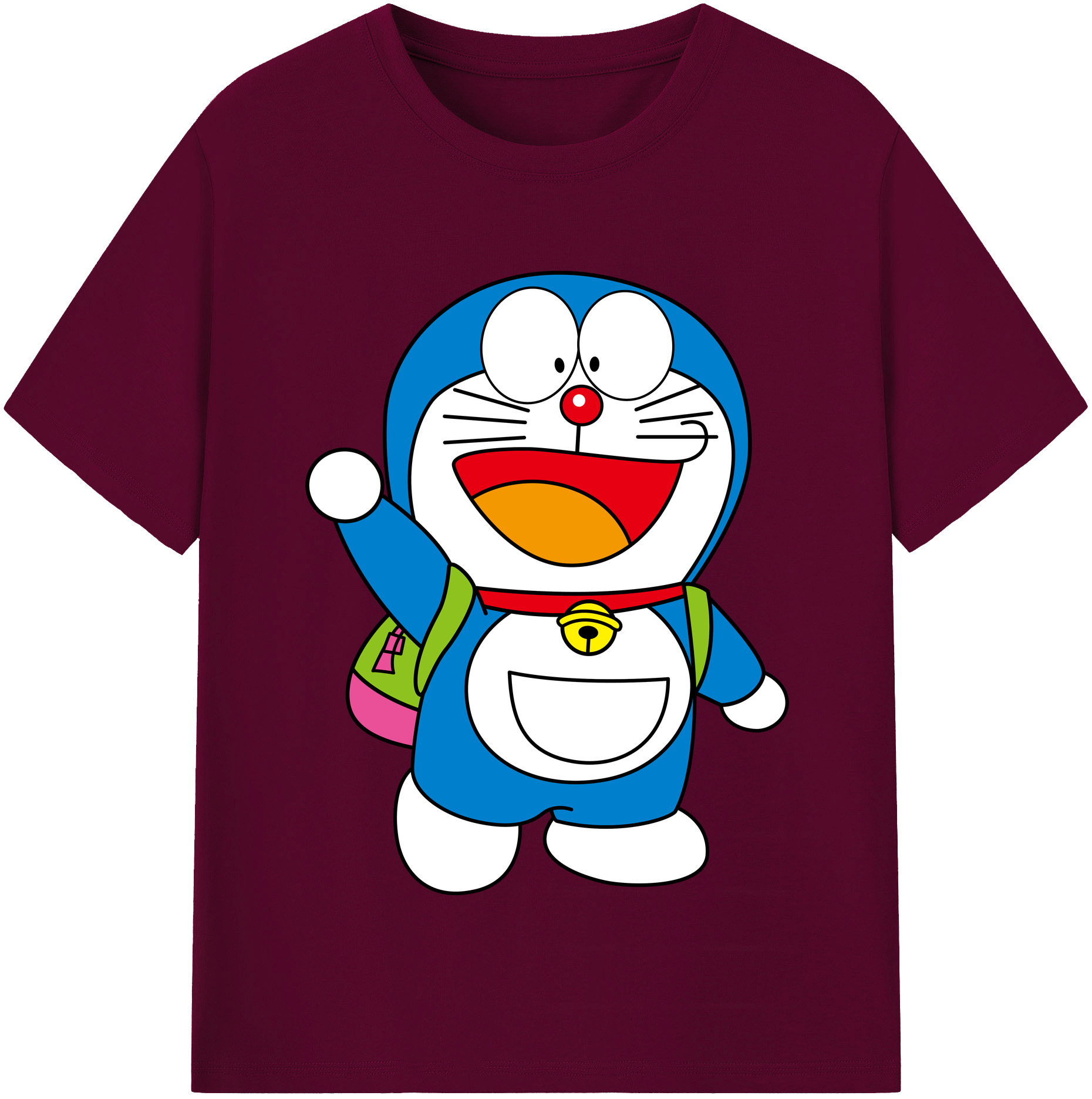 （画像用） ドラえもん Doraemon レディースカジュアルプリントTシャツ（綿100％）